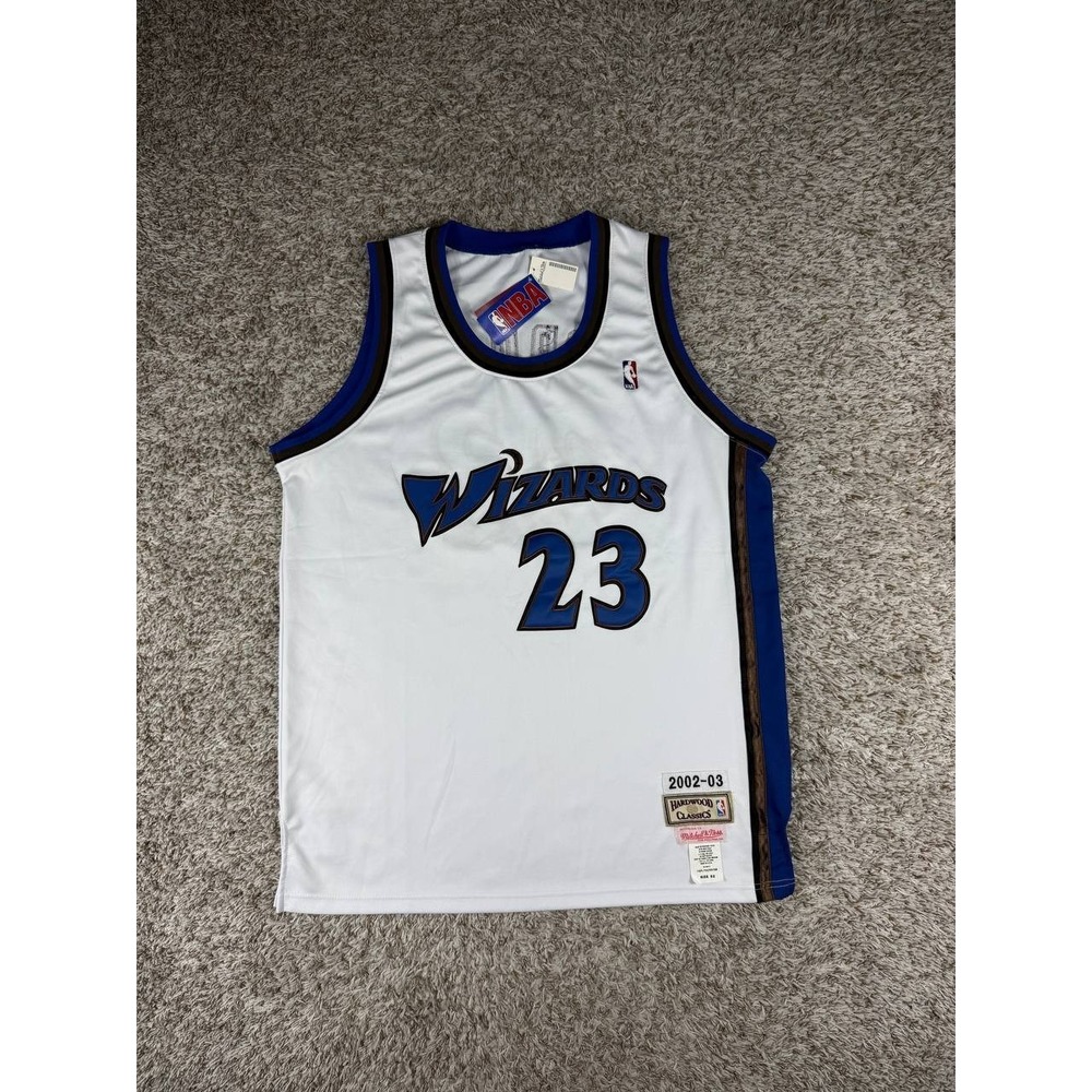 NWT Vintage Mitchell & Ness Michael Jordan #23 Wizards 2002-03 Jersey Sz 52 USA